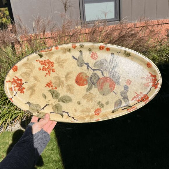 Arnold Designs LTD Chalford Glos Fiberglass Tray Fruit & Berry 1960s England VTG - Picture 9 of 11